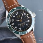 Replica Longines Spirit Zulu Time 42mm Green Watch Citizen Movement